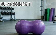 Professional Peanut Exercise Ball，Ideal for Birthing, Pregnancy, Kids Therapy,