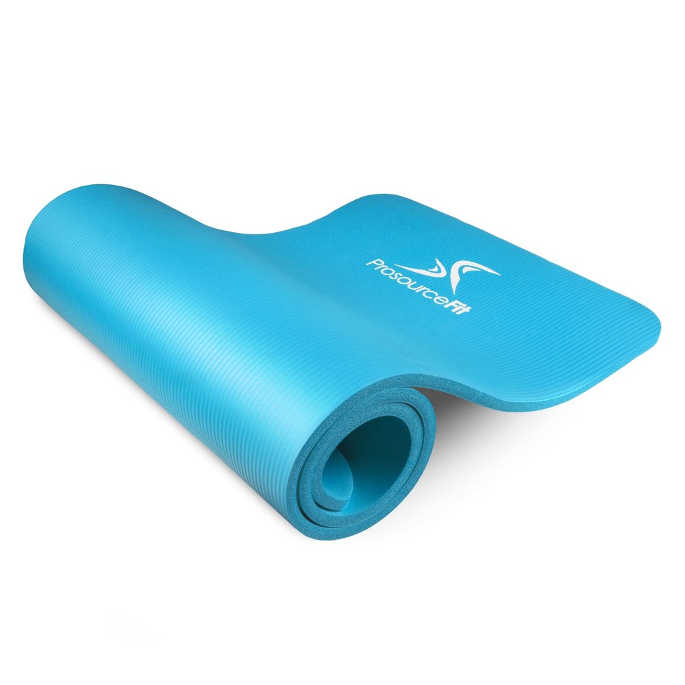 Extra Thick Yoga and Pilates Mat ½” (13mm), 71-inch Long High Density Exercis…