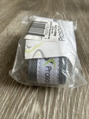 Prosourcefit Yoga Belt 8 Foot Gym Fitness Exercise Strap Grey D-Ring Stretching