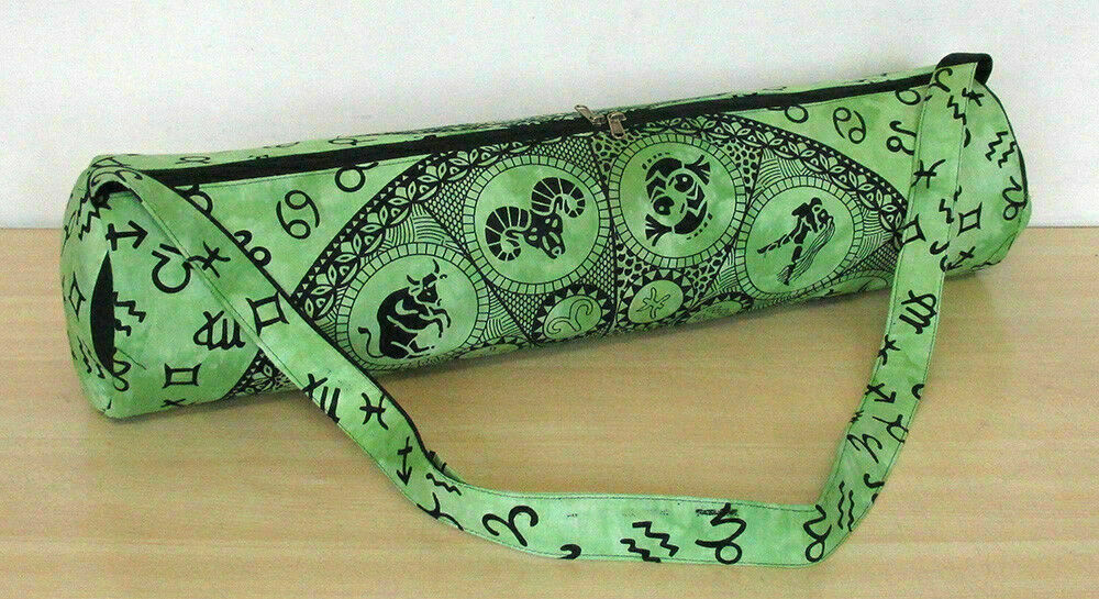 Indian Shoulder Strap Yoga Bags Handmade Mandala Printed Yoga Mat Bag