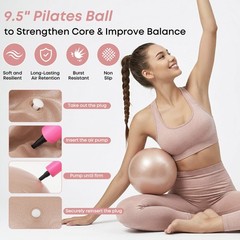 Home Pilates Kit for and Beginners, Pilates Ring and Set with Resistance Band…