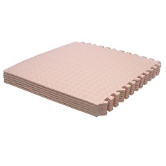 EVA Foam Exercise Floor Mat Gym Flooring Fitness Yoga Workout 6 Tiles 24″x24″ Pi