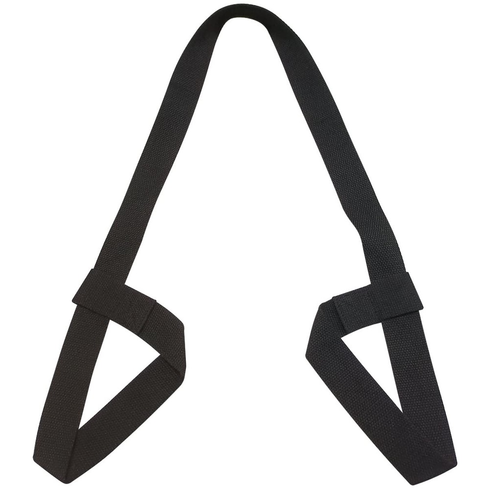 Tenalleys 1Pcs Black Adjustable Yoga Mat Strap Multi-Purpose 62inch,