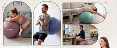 Exercise Ball Yoga Ball,Office Seating & Balance Ball Chair, Stability Ball for