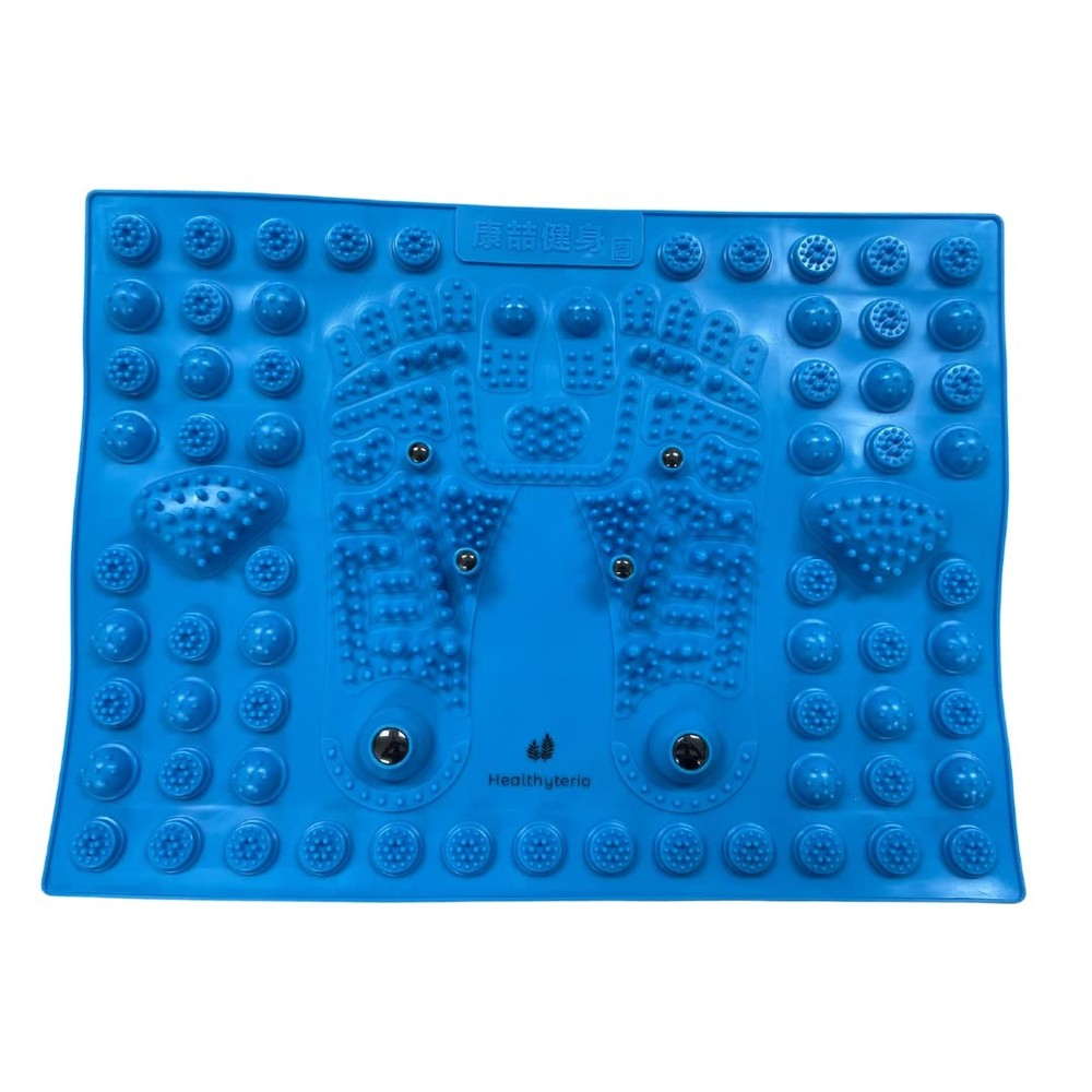 Healthyteria Foot Massage Mat Pad, Acupressure for Feet, Blue