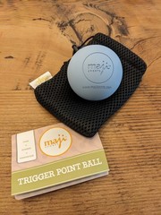 Maji Sports Trigger Point Massage Ball w/ Carry Bag & Guide