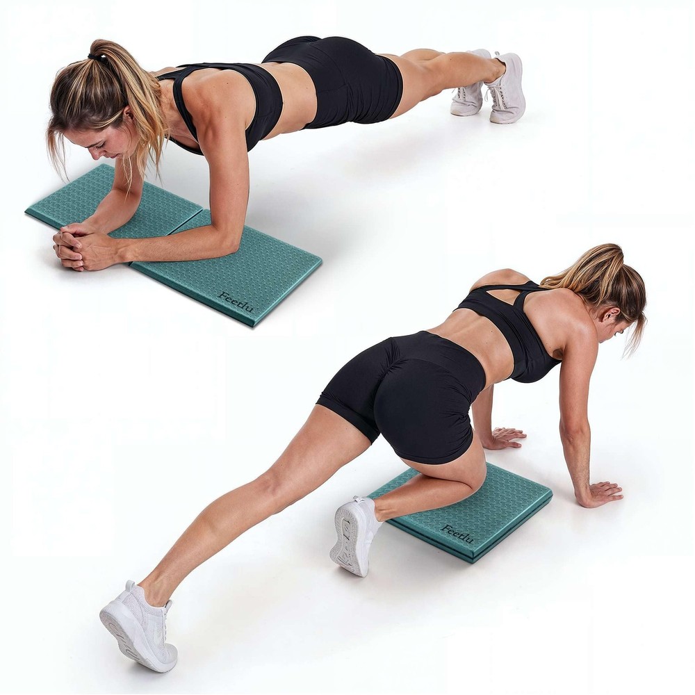 Cushioned Yoga Knee Pad – 24” x 12” x 1/2” Extra-Thick Support for Workouts, …