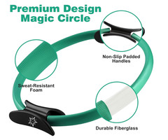 Pilates Ring, 14″ Magic Circle Pilates Ring for Women Workout Fitness Circle