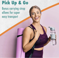 Fitness Green Exercise Mat with Carry Strap