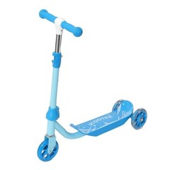 Blue Princess 3-Wheel Scooter for Kids 2-5 – Light Up with Blue