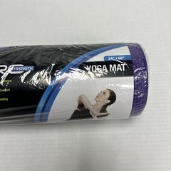 Exercise Floor Mat Fitness Padding Purple Non Slip 24″ x 68″ Pro strength Yoga