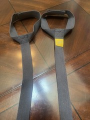 Lolë Yoga Mat Carrier Strap – Grey Adjustable Sling Band – Excellent Condition
