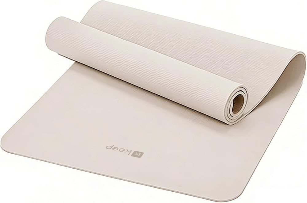 72″ X 24″ TPE Yoga Mat Non Slip, 1/4 Inch (6Mm) Exercise Mat for Home Workout, G