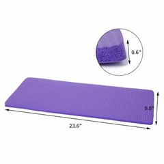 15mm Thick Yoga Mat for Home Workout Wear Resistant Exercise Mat with Strap NBR
