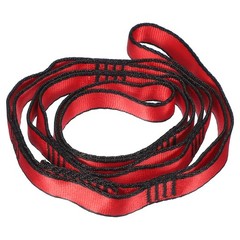 25KN Daisy Chain Yoga Extend Belt 1.1M, Climbing Straps for Exercise, Red