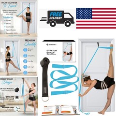 Splits Trainer Stretch Strap with Door Anchor Ideal for Taekwondo and Pole Dance