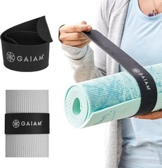 GAIAM YOGA Mat Strap Slap Band – Keeps Your Mat Tightly Rolled and Secure. New.