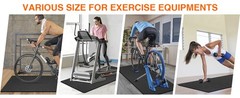 Treadmill Mat 68″x24″, Foldable Walking Pad Mat for Carpet Hardwood Floors 4mm