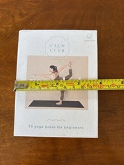 Calm Club Yoga Deck 52 Yoga Poses Cards For Beginners Hatha Yogi Learn Luckies