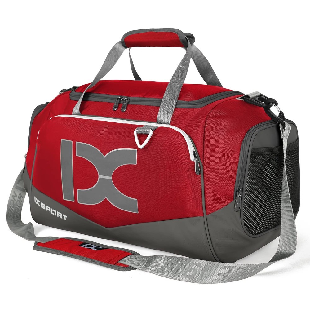 Sports Gym Bag，INOXTO Travel Duffel Bag with Dry Wet Pocket And Shoe Comp