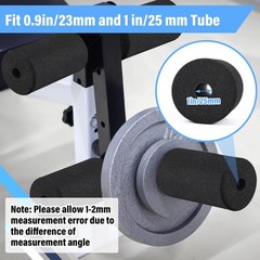 4PCS Foam Foot Pads Replacement For Weight Bench Inversion Table Gym Equipment