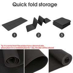 Foldable Yoga Mat Eco Friendly EVA Folding Travel Fitness Exercise Mat 3Mm/4Mm/6