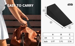2 Pieces Yoga Wedge Yoga Wedge Blocks Footrest Cushion Knee Pad Lightweight