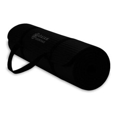 2/5 Inch Thick Yoga Mat Fitness & Exercise Mat Yoga Pilates Mat w/ Carrier Strap