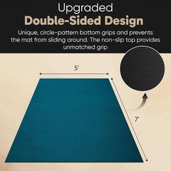 Gorilla Mats Large Yoga Mat 6x4ft 7x5ft Extra Thick