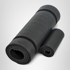 High Density 1/2-Inch Yoga Mat with Strap | Non-Slip, Durable, Multiple Colors