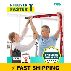 CTRL Sports Stretching Strap with Loops – Non Elastic Yoga Strap