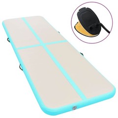 Gymnastics Mat with Pumps Inflatable 400x100x10 cm PVC G