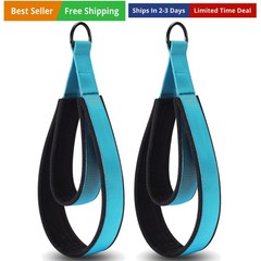 Pilates Straps – Double Loop D-Ring Straps for Reformer, Padded, Home Gym Wor…