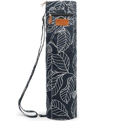 Canvas Yoga Mat Bag with Adjustable Strap & Pockets, Full-Zip Travel Gym Tote…