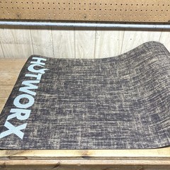 Hotworx Exercise Yoga Mat 72″ x 24″ Non-Slip Textured Hemp Fiber Gym Workout