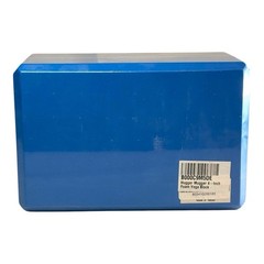 SEALED Hugger Mugger 4″ Foam Yoga Block Dark Blue Lightweight Support Prop NEW
