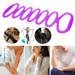 7 Ring Stretch Resistance Exercise Band, Workout Bands Yoga Stretching for Ho…