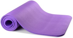 Extra Thick 10mm Exercise Yoga Pilates Mat Gym Fitness NBR 72″x 24″ w/ Bag Strap