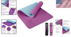 Thickened Eco Yoga Mat with Anti-Skid Design – Ideal for Home and Gym, 72″ x 24″