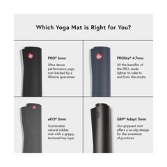 Manduka eKO SuperLite Yoga Mat – 1.5mm Natural Rubber | Foldable & Travel Fri…