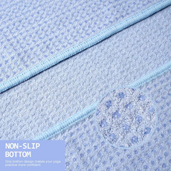 2 Pack Hot Yoga Towel, Non-Slip Yoga Mat Towel with Grip Dots Stickyfiber Sweat