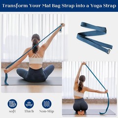 Tumaz Yoga Mat Bag | Padded Adjustable Shoulder Strap | Fits Up to 26″ Mats | Mu