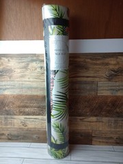 Tropical Paradise Yoga Mat 24″ W X 68″ L Tigers & Palm Print with Carrying Strap