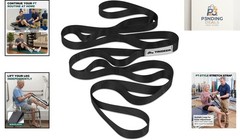Lightweight 75” Stretching Strap for Post-Surgery Rehab & Enhanced Flexibility