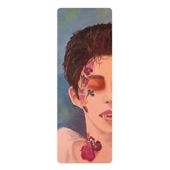 Rubber Yoga Mat, Vampire Slumber Kpop Visuals, Exercise Mat, Fitness Mat,