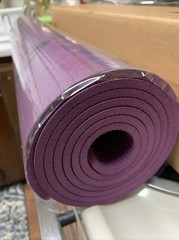 YOGA EXERCISE MAT, HH-COMP -TPE, 1/4″ THICK, PURPLE #350-00002 Brand New in Box