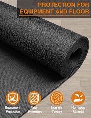 Treadmill Mat 96″x36″, Walking Pad Mat for Carpet Hardwood Floors 6mm
