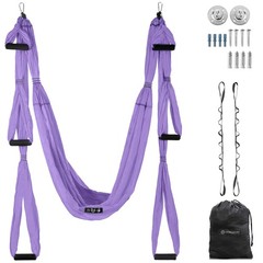 Aerial Yoga Swing Set Ceiling Mount Accessories, Purple
