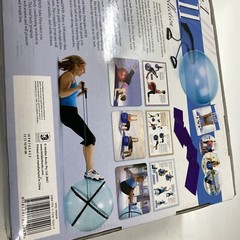 3 in 1 Ball The Complete Collection Book & DVD fitness ball stretchband