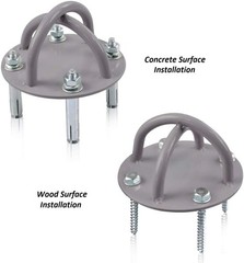 Training Anchor Mount Hook for Suspention-Trainer Straps, Ceiling Mount Bracket